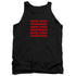 G.I. JOE/SNAKE EYES SYMBOL - ADULT TANK - BLACK