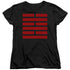 G.I. JOE/SNAKE EYES SYMBOL - S/S WOMENS TEE - BLACK