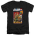 G.I. JOE/HERO GROUP - S/S ADULT V-NECK 30/1 - BLACK