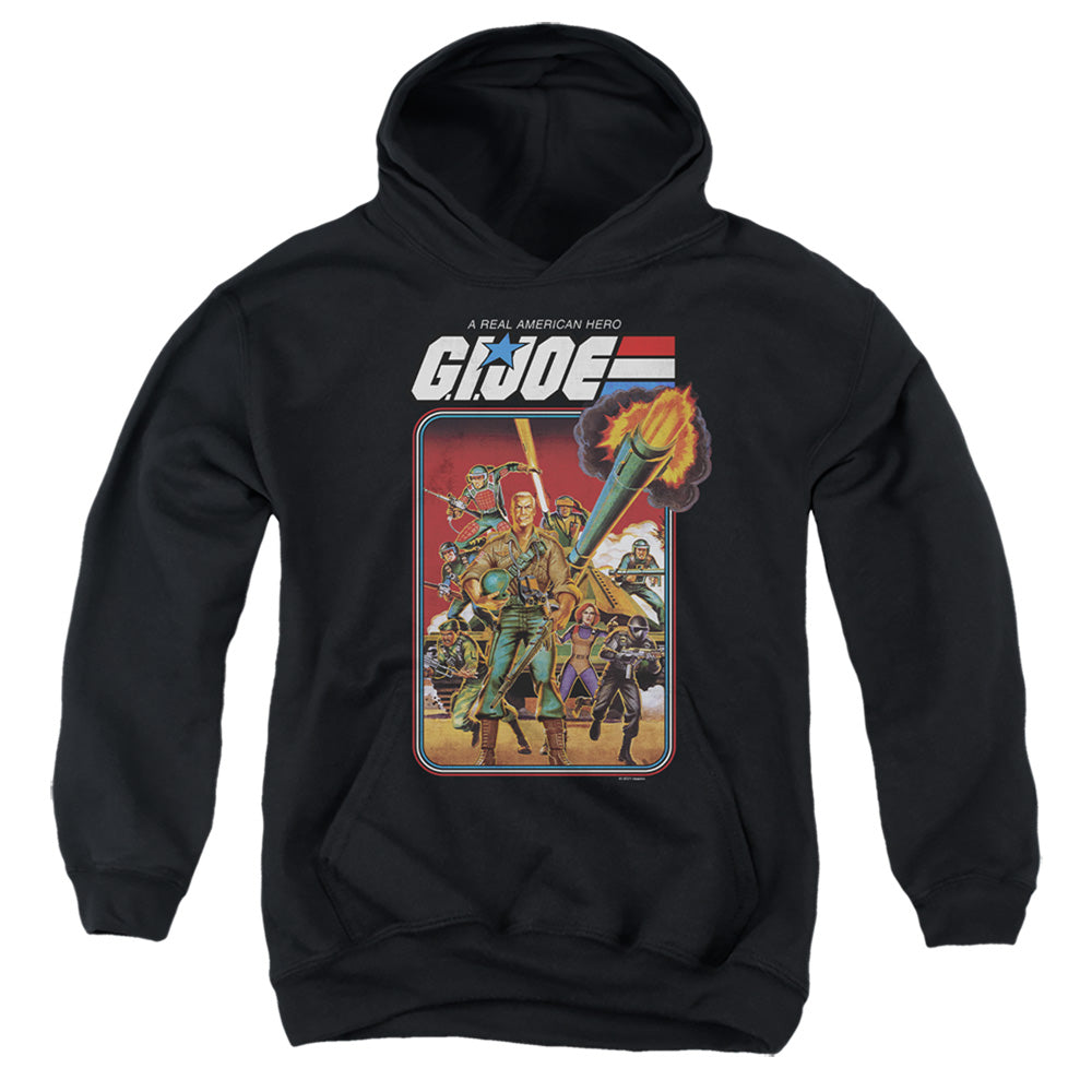 G.I. JOE/HERO GROUP - YOUTH PULLOVER HOODIE - BLACK