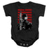 G.I. JOE/SNAKE EYES NINJA - INFANT SNAPSUIT - BLACK