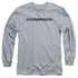 HUMMER/DISTRESSED HUMMER LOGO -  L/S ADULT 18/1  - ATHLETIC HEATHER