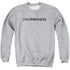 HUMMER/DISTRESSED HUMMER LOGO - ADULT CREWNECK SWEATSHIRT - ATHLETIC HEATHER