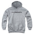 HUMMER/DISTRESSED HUMMER LOGO - YOUTH PULLOVER HOODIE - ATHLETIC HEATHER