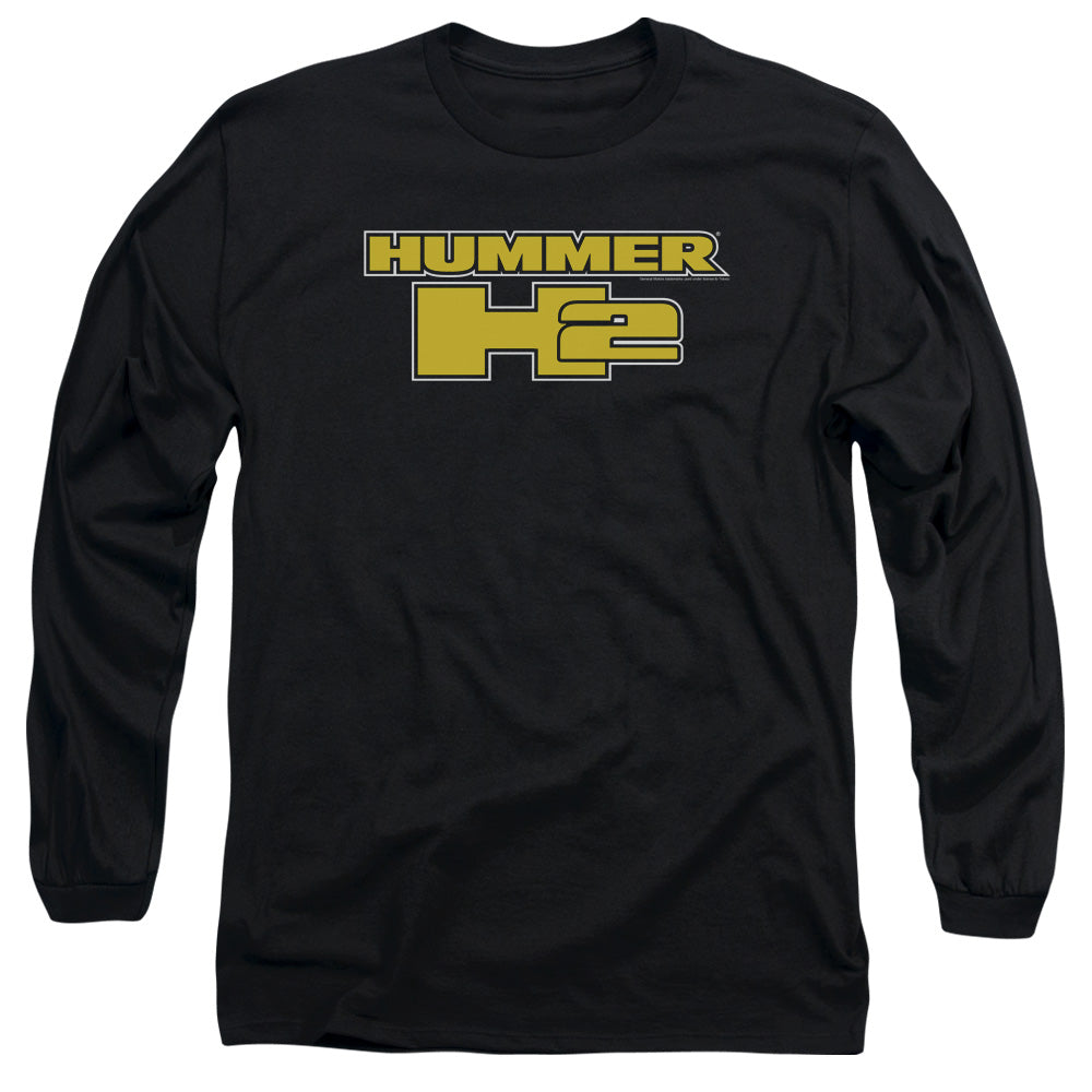 HUMMER/H2 BLOCK LOGO -  L/S ADULT 18/1  - BLACK