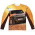 HUMMER/SUNSET RIDE (FRONT/BACK PRINT) - L/S ADULT POLY CREW  - MULTI