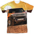 HUMMER/SUNSET RIDE (FRONT/BACK PRINT) - S/S ADULT POLY CREW - MULTI