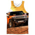 HUMMER/SUNSET RIDE (FRONT/BACK PRINT) - ADULT POLY TANK TOP - MULTI