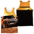 HUMMER/SUNSET RIDE (FRONT/BACK PRINT) - ADULT POLY TANK TOP - MULTI