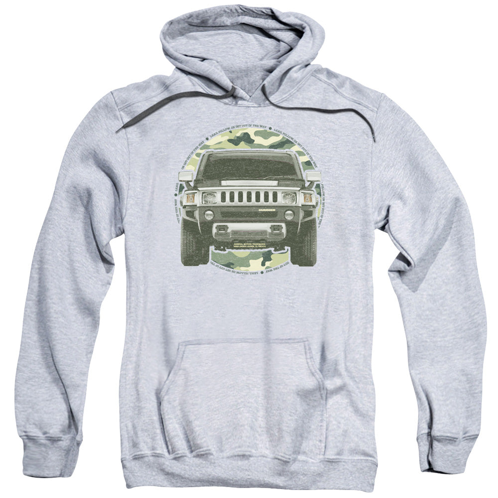 HUMMER/LEAD OR FOLLOW - ADULT PULLOVER HOODIE - ATHLETIC HEATHER