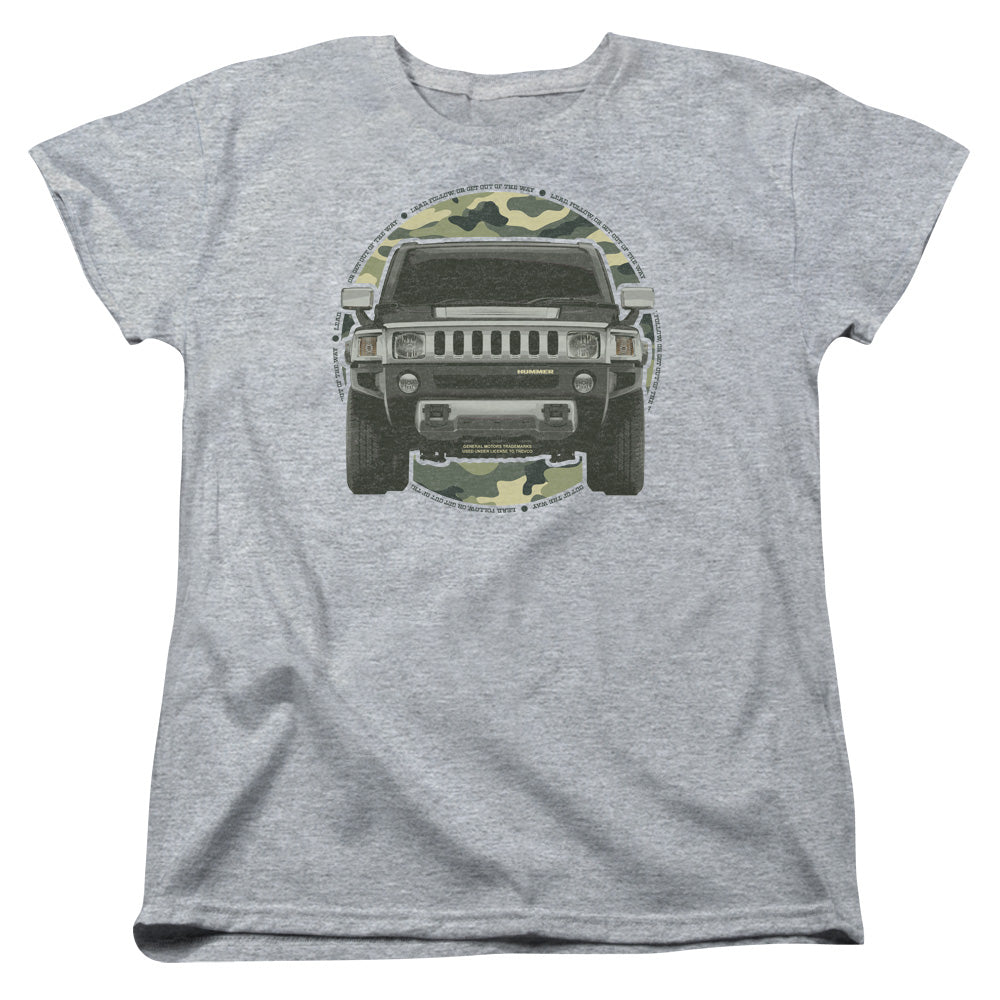 HUMMER/LEAD OR FOLLOW - S/S WOMENS TEE - ATHLETIC HEATHER