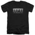 HUMMER/GRILL - S/S ADULT V-NECK 30/1 - BLACK