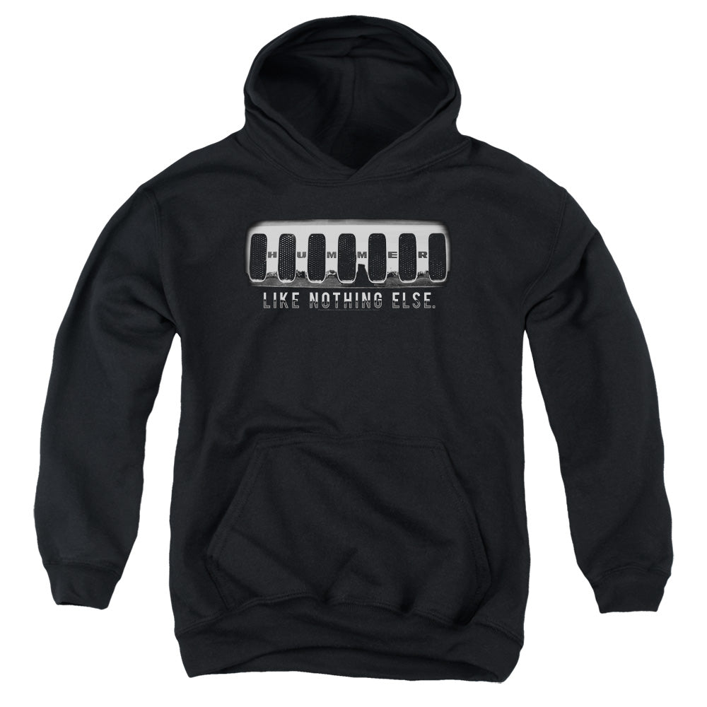 HUMMER/GRILL - YOUTH PULLOVER HOODIE - BLACK