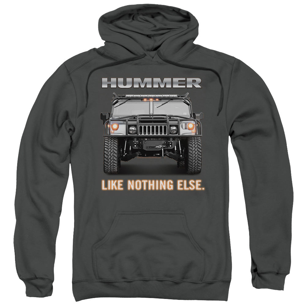 HUMMER/LIKE NOTHING ELSE - ADULT PULLOVER HOODIE - CHARCOAL