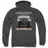 HUMMER/LIKE NOTHING ELSE - ADULT PULLOVER HOODIE - CHARCOAL