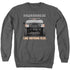 HUMMER/LIKE NOTHING ELSE - ADULT CREWNECK SWEATSHIRT - CHARCOAL