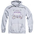 TOM AND JERRY/LIFE IS A GAME - ADULT PULLOVER HOODIE - ATHLETIC HEATHER