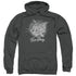 TOM AND JERRY/CLASSIC PALS - ADULT PULLOVER HOODIE - CHARCOAL