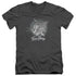 TOM AND JERRY/CLASSIC PALS - S/S ADULT V-NECK 30/1 - CHARCOAL