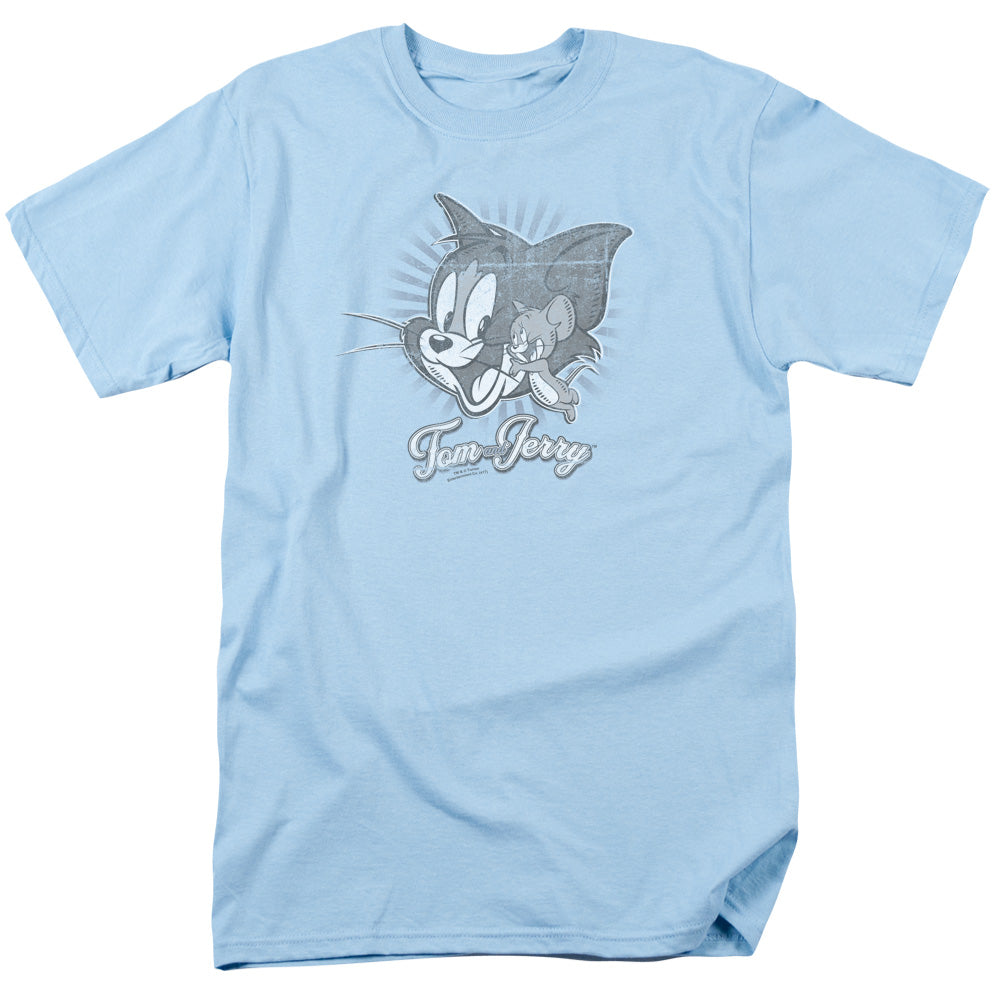 TOM AND JERRY/CLASSIC PALS - S/S ADULT 18/1 - LIGHT BLUE