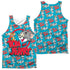 TOM AND JERRY/DOUBLE TROUBLE (FRONT/BACK PRINT) - ADULT POLY TANK TOP - MULTI