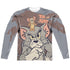 TOM AND JERRY/UP TO NO GOOD (FRONT/BACK PRINT) - L/S ADULT POLY CREW  - MULTI