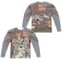TOM AND JERRY/UP TO NO GOOD (FRONT/BACK PRINT) - L/S ADULT POLY CREW  - MULTI