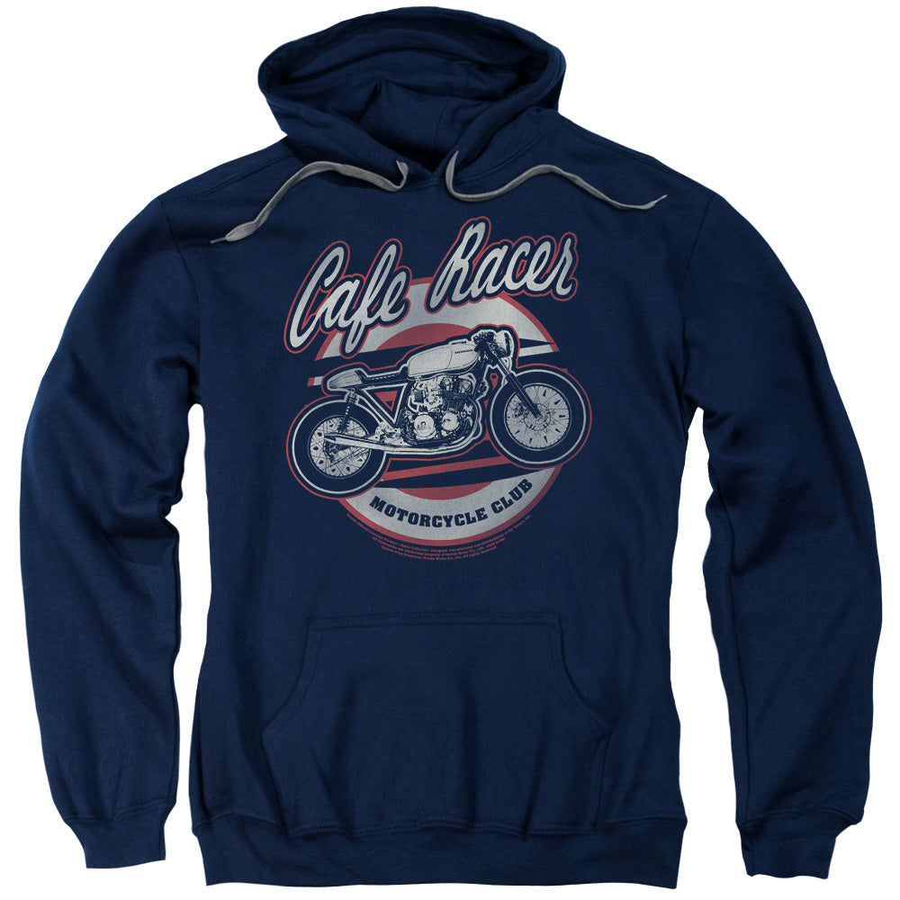 HONDA/CAFE RACER - ADULT PULLOVER HOODIE - NAVY