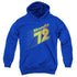 HONDA/GOOD OL 72 - YOUTH PULLOVER HOODIE - ROYAL BLUE