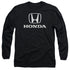HONDA/STANDARD LOGO - L/S ADULT 18/1 - BLACK