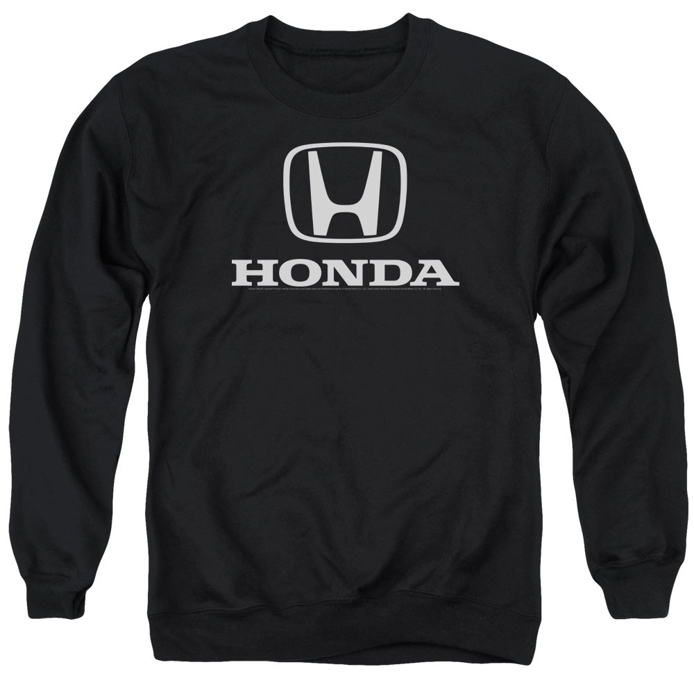 HONDA/STANDARD LOGO - ADULT CREWNECK SWEATSHIRT - BLACK
