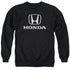 HONDA/STANDARD LOGO - ADULT CREWNECK SWEATSHIRT - BLACK