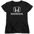 HONDA/STANDARD LOGO - S/S WOMENS TEE - BLACK