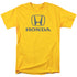 HONDA/STANDARD LOGO - S/S ADULT 18/1 - YELLOW