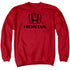 HONDA/STANDARD LOGO - ADULT CREWNECK SWEATSHIRT - RED