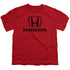 HONDA/STANDARD LOGO - S/S YOUTH 18/1 - RED