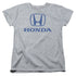 HONDA/STANDARD LOGO - S/S WOMENS TEE - ATHLETIC HEATHER