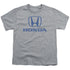 HONDA/STANDARD LOGO - S/S YOUTH 18/1 - ATHLETIC HEATHER