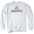 HONDA/1985 RED WHITE BLUE - ADULT CREWNECK SWEATSHIRT - WHITE