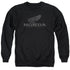 HONDA/VINTAGE WING - ADULT CREWNECK SWEATSHIRT - BLACK