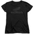 HONDA/VINTAGE WING - S/S WOMENS TEE - BLACK