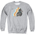 HONDA/RETRO HONDA - ADULT CREWNECK SWEATSHIRT - ATHLETIC HEATHER