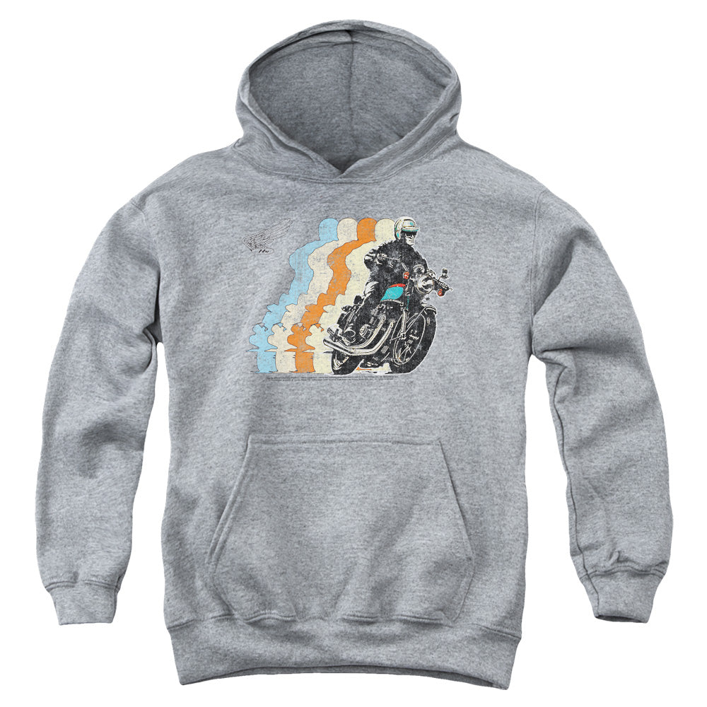 HONDA/RETRO HONDA - YOUTH PULLOVER HOODIE - ATHLETIC HEATHER