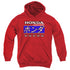 HONDA/KANJI RACING - YOUTH PULLOVER HOODIE - RED