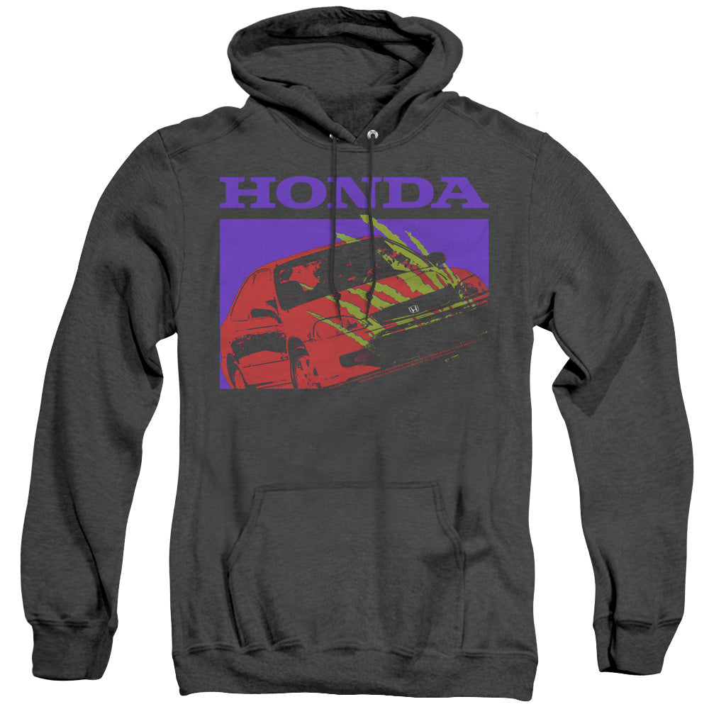 HONDA/CIVIC BOLD - ADULT HEATHER HOODIE - BLACK