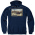 THE HOBBIT/HOBBIT & COMPANY - ADULT PULLOVER HOODIE - NAVY