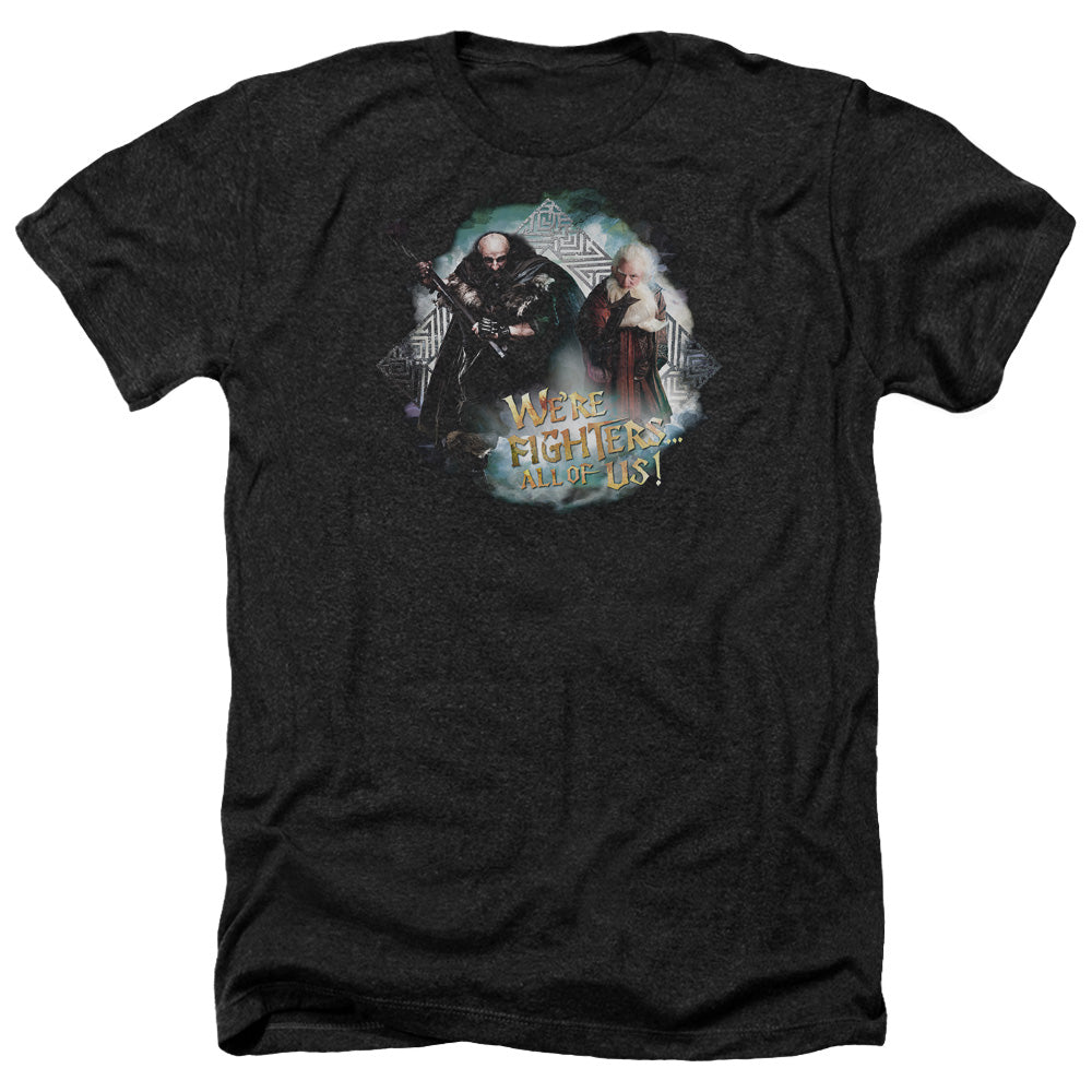 THE HOBBIT/WERE FIGHERS - ADULT HEATHER - BLACK