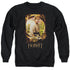 THE HOBBIT/BILBO POSTER - ADULT CREWNECK SWEATSHIRT - BLACK