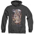THE HOBBIT/RIVENDELL - ADULT HEATHER HOODIE - BLACK