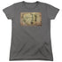 THE HOBBIT/MIDDLE EARTH MAP - S/S WOMENS TEE - CHARCOAL